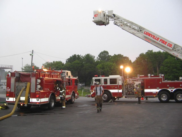 Burn Drill at West Chester Fire Training Ctr 06-01-2006 with Sta 73.