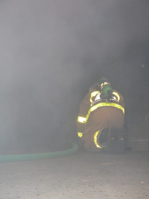 Burn Drill at West Chester Fire Training Ctr 06-01-2006 with Sta 73.
